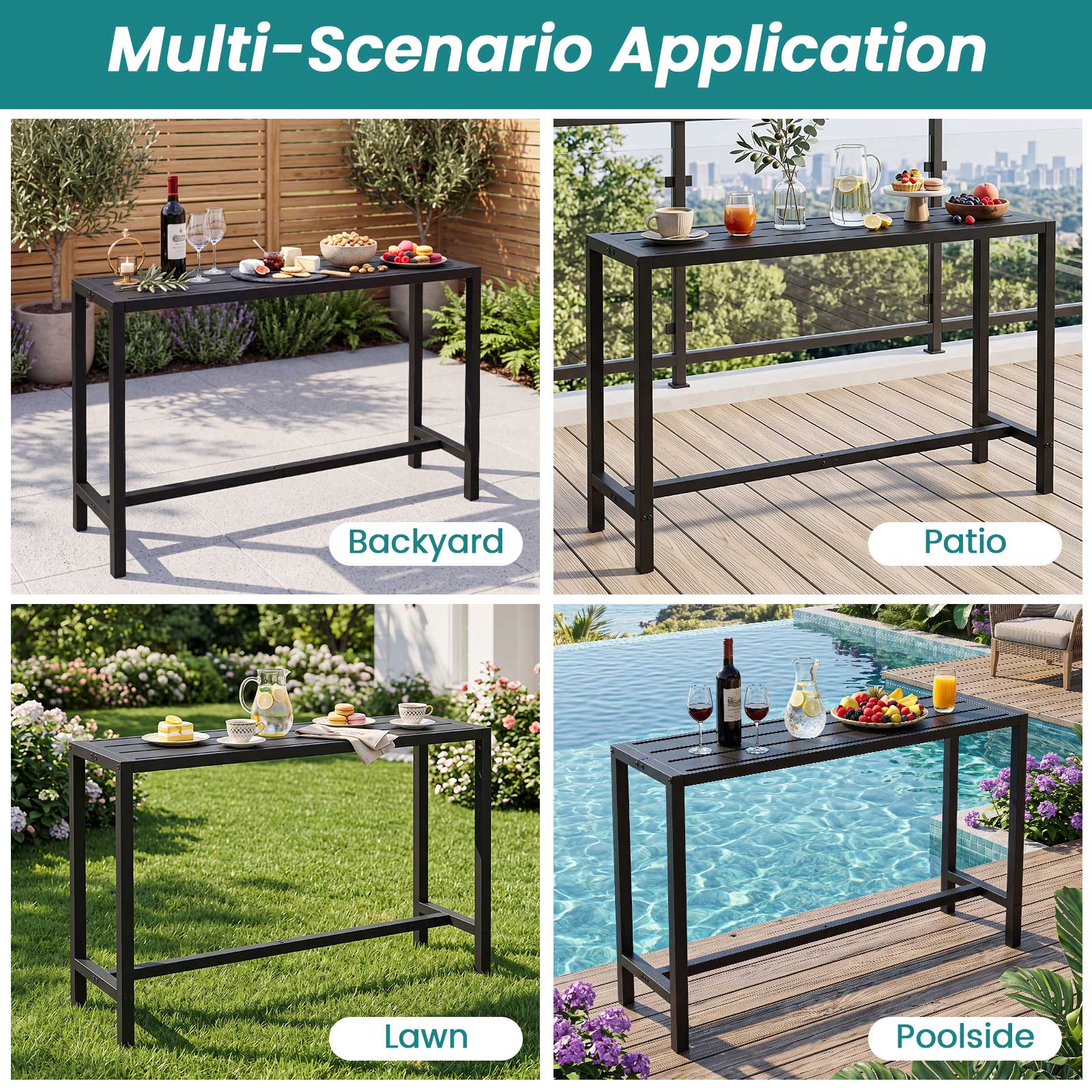 Multi-Scenario Application

Backyard  
Patio  
Lawn  
Poolside