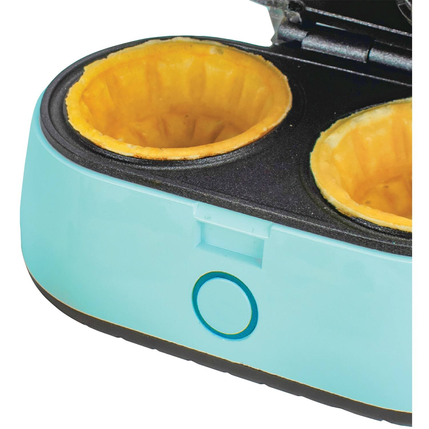 Alt View 9. Brentwood - Brentwood Double 3.5 Inch Waffle Bowl Maker in Blue - Blue.