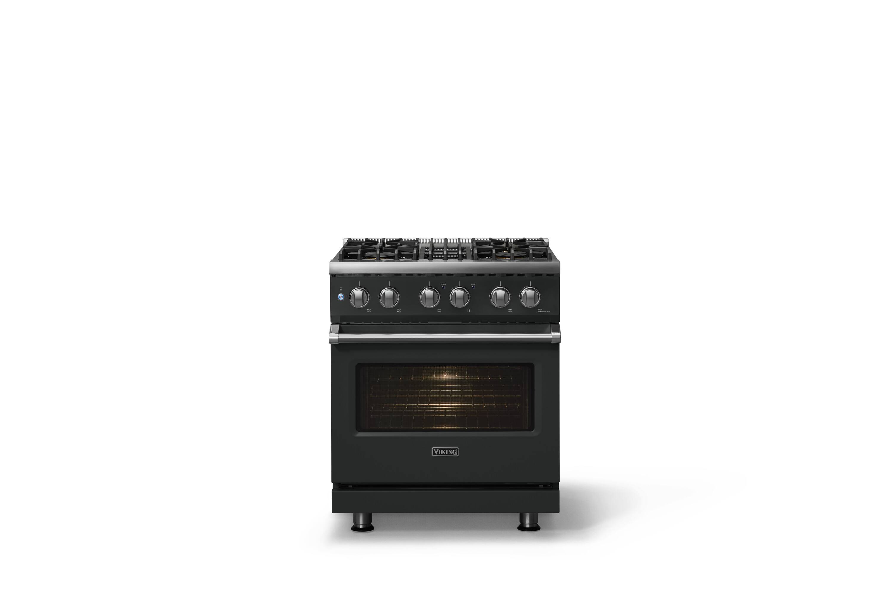 Alt View 1. Viking - 30 in. Wide 4 Burner Pro 5 Series 4.7 Cu. Ft. Freestanding Sealed Dual Fuel Convection Range - Antique Bronze - Antique Bronze.