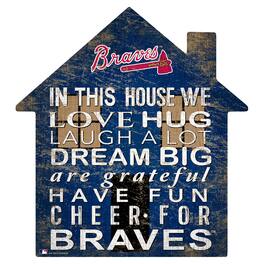 Fan Creations - Atlanta Braves 12'' Team House Sign - Multicolor