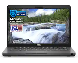 Dell - Latitude 5401 14" Refurbished Laptop - Intel 9th Gen Core i5 with 16GB Memory - Intel UHD Graphics 630 - 512GB SSD - Black