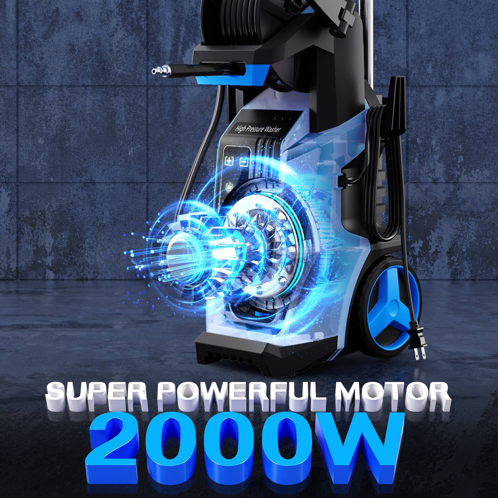 High Pressure Washer SUPER POWERFUL MOTOR 2000W