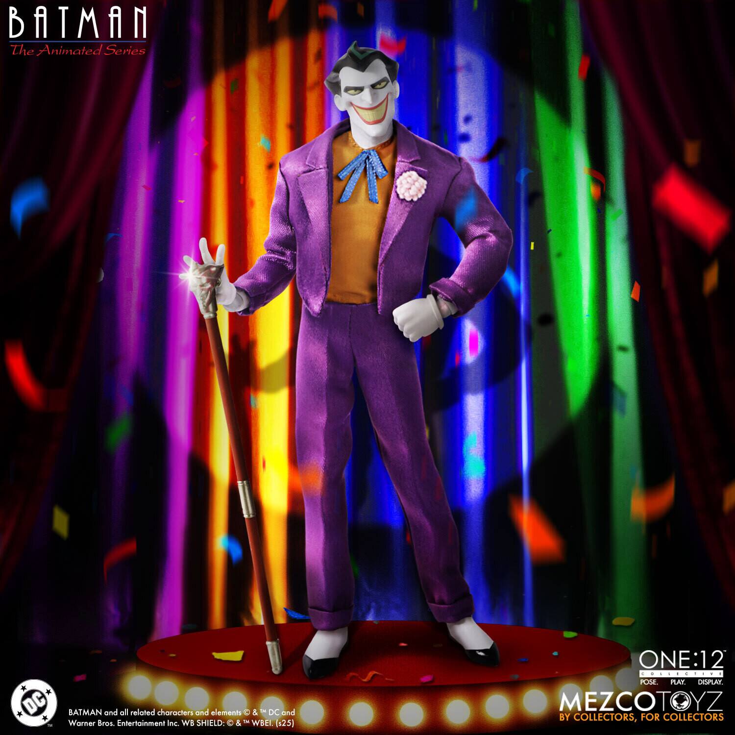 BATMAN The Animated Series

BATMAN and all related characters and elements © & ™ DC and Warner Bros. Entertainment Inc. WB SHIELD: & ™ WBEL (s25)

ONE:12
POSE. PLAY. DISPLAY.

MEZCOTOYZ
BY COLLECTORS, FOR COLLECTORS