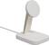 Angle. mophie - Qi2 Charging stand white - White.