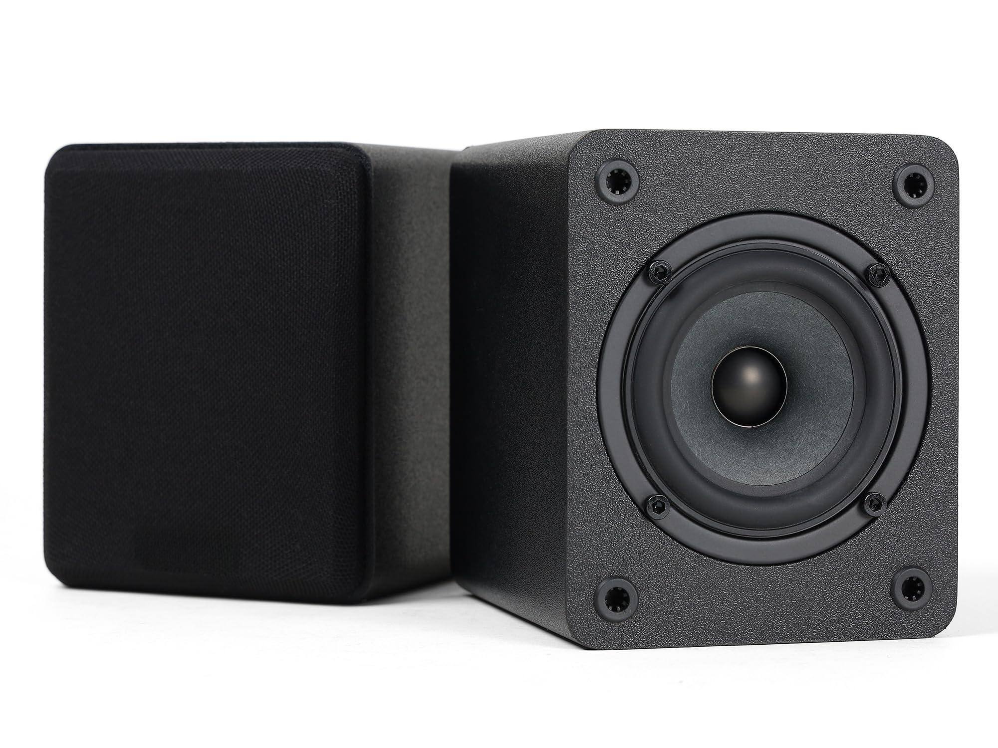 Front. TECH SAFARI - Covo s 2 way Passive Bookshelf Speakers Amplifier Required Not For Turntable 3 inch Woofer 0 75 inch Tweete - Default.