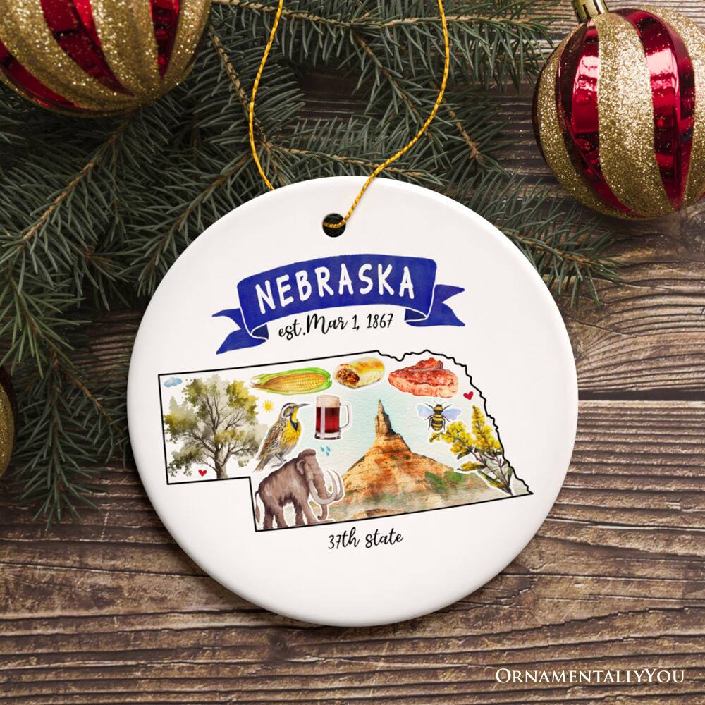 NEBRASKA  
est. Mar 1, 1867  
37th state  

ORNAMENTALLY YOU