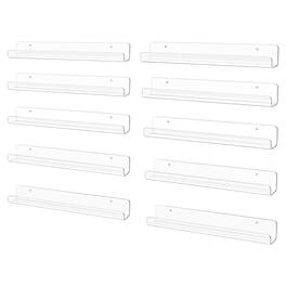 Dazzed Corner - 10 Pack Acrylic Shelves - Clear