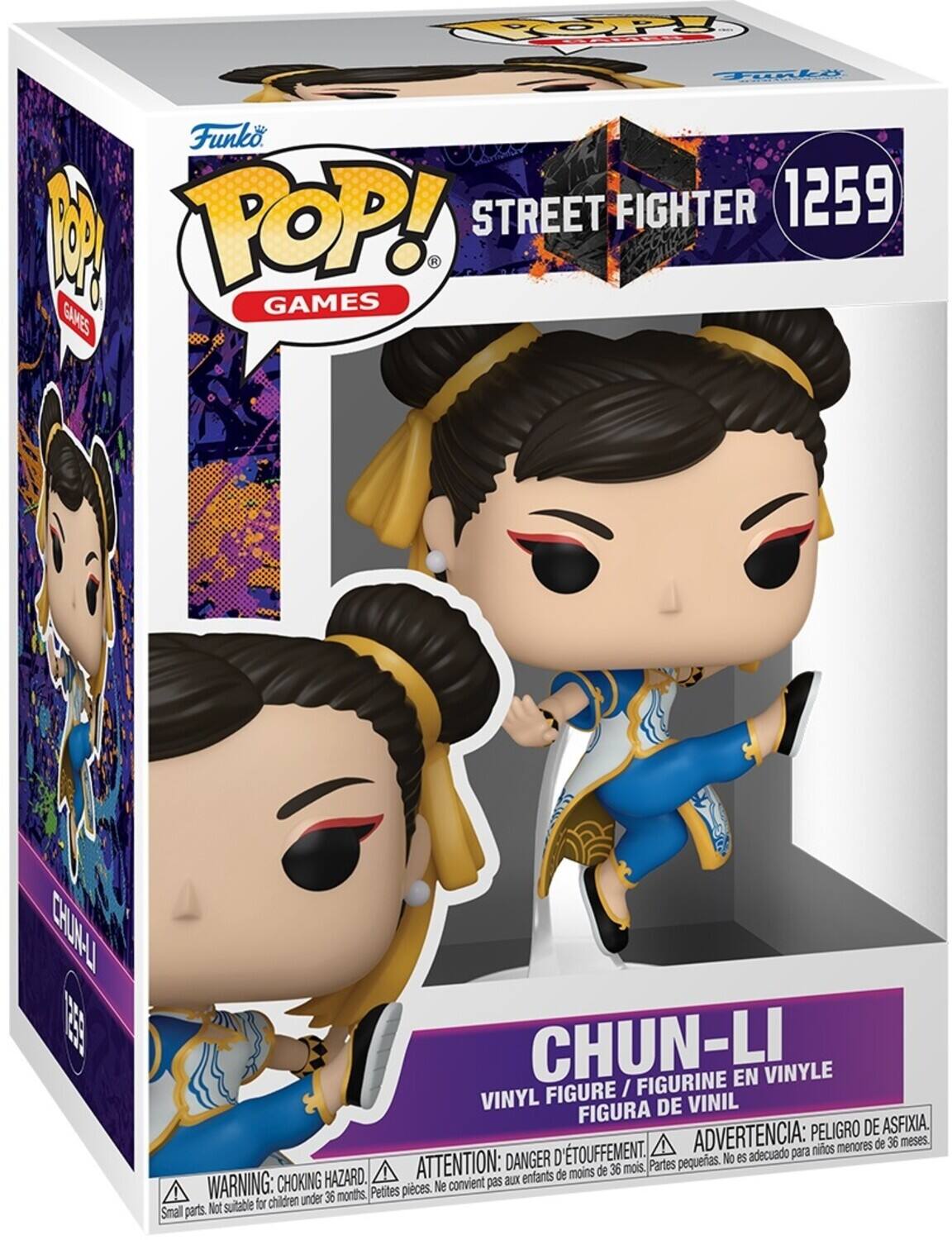 Funko POP! GAMES STREET FIGHTER 1259

CHUN-LI
VINYL FIGURE / FIGURINE EN VINYLE
FIGURA DE VINIL

WARNING: CHOKING HAZARD. Small parts. Not suitable for children under 36 months.