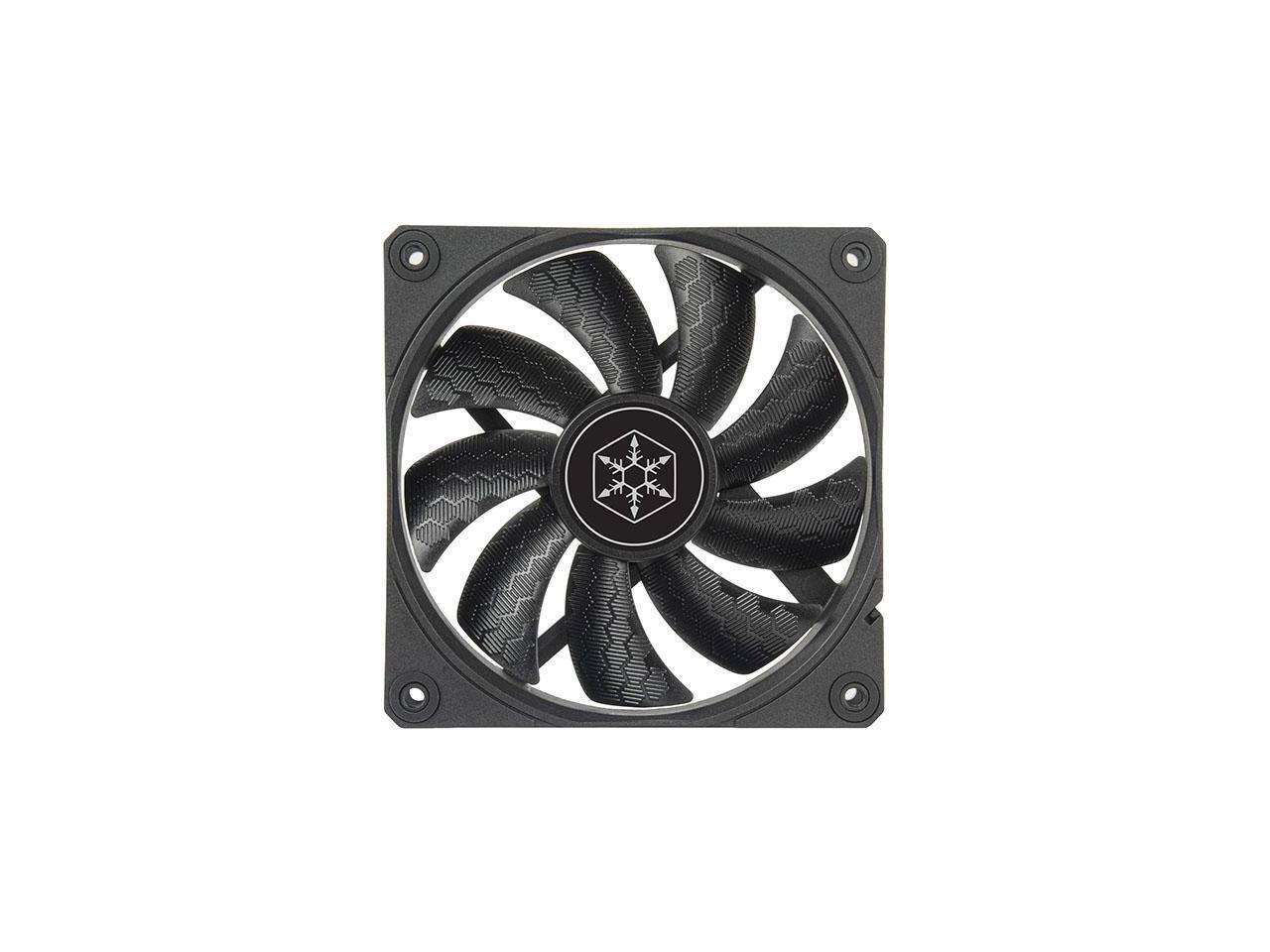 Alt View 1. SilverStone - Performance enhanced 120mm PWM fan - Black.