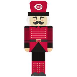Fan Creations - Cincinnati Reds 31'' Nutcracker Leaner - Multicolor
