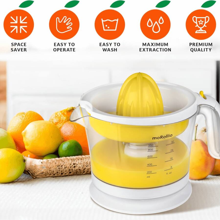 Morollo moRollio Compact 32oz Electric Citrus Juicer Yellow CJ138-yellow - Best Buy