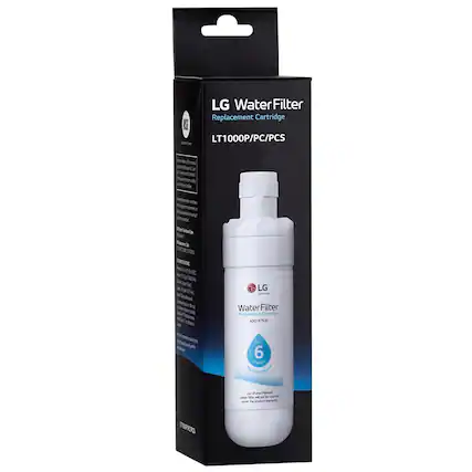LG Water Filter Replacement Cartridge
LT1000P/PC/PCS
LG Water Filter Replacement Cartridge
AD0747935
6 months
Filter to be replaced
Use of unauthorized and non-certified parts may void the product warranty.