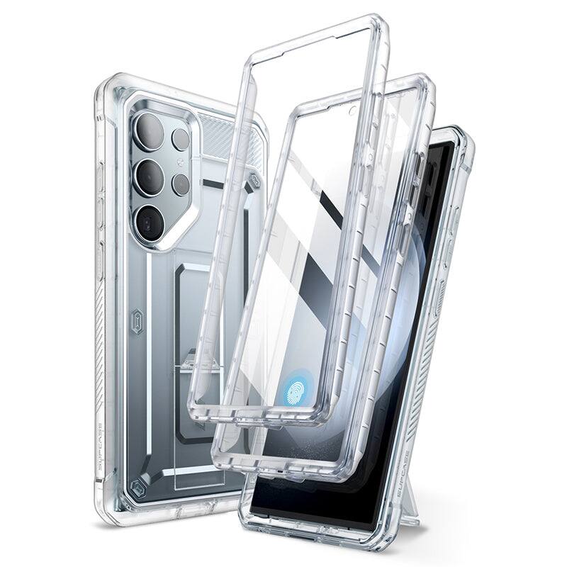 Left. SUPCASE - Galaxy S24 Ultra Unicorn Beetle PRO Rugged Case - Clear.