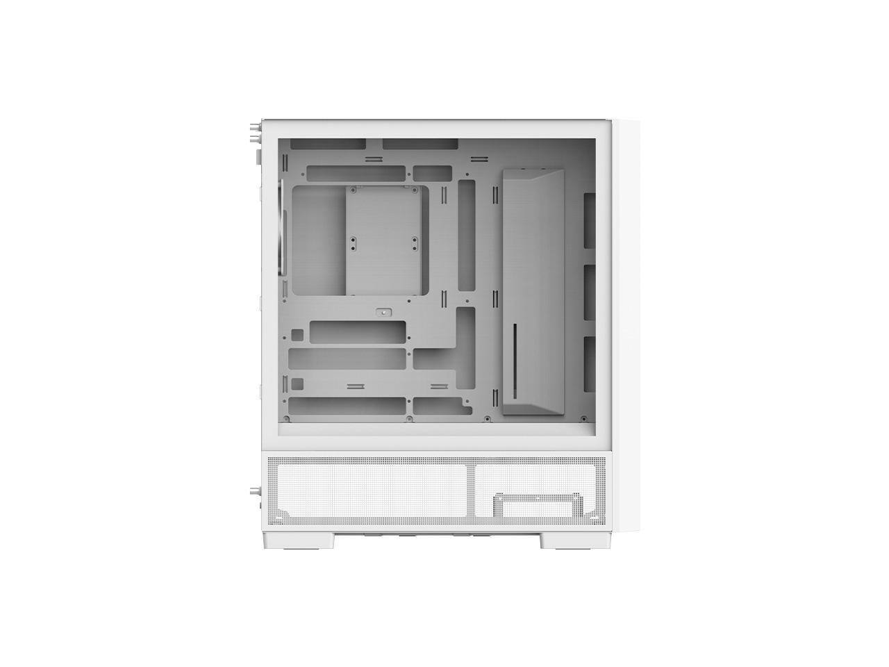 Alt View 2. Thermaltake - Thermaltake S380 TG ARGB ATX/mATX/mITX 1x120mm 1x360mm 360mm Rad Hidden Connectors Snow - Snow.