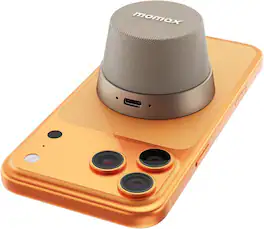 Momax - 1-Vibe Go Magnetic Portable True Wireless Speaker - Mini Waterproof Shower Speaker with Bass - Desert Gold