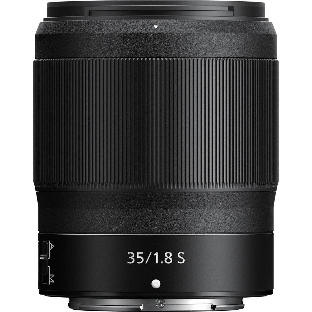 Alt View 2. Nikon - NIKKOR Z 35mm f/1.8 S Lens for Nikon Z Cameras (20081) + Filter Kit + Cap Keeper - Bundle - Black.