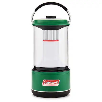 Front. Coleman - Coleman 1000 Lumens LED Outdoor Camping Light Lantern with BatteryGuard, Green.