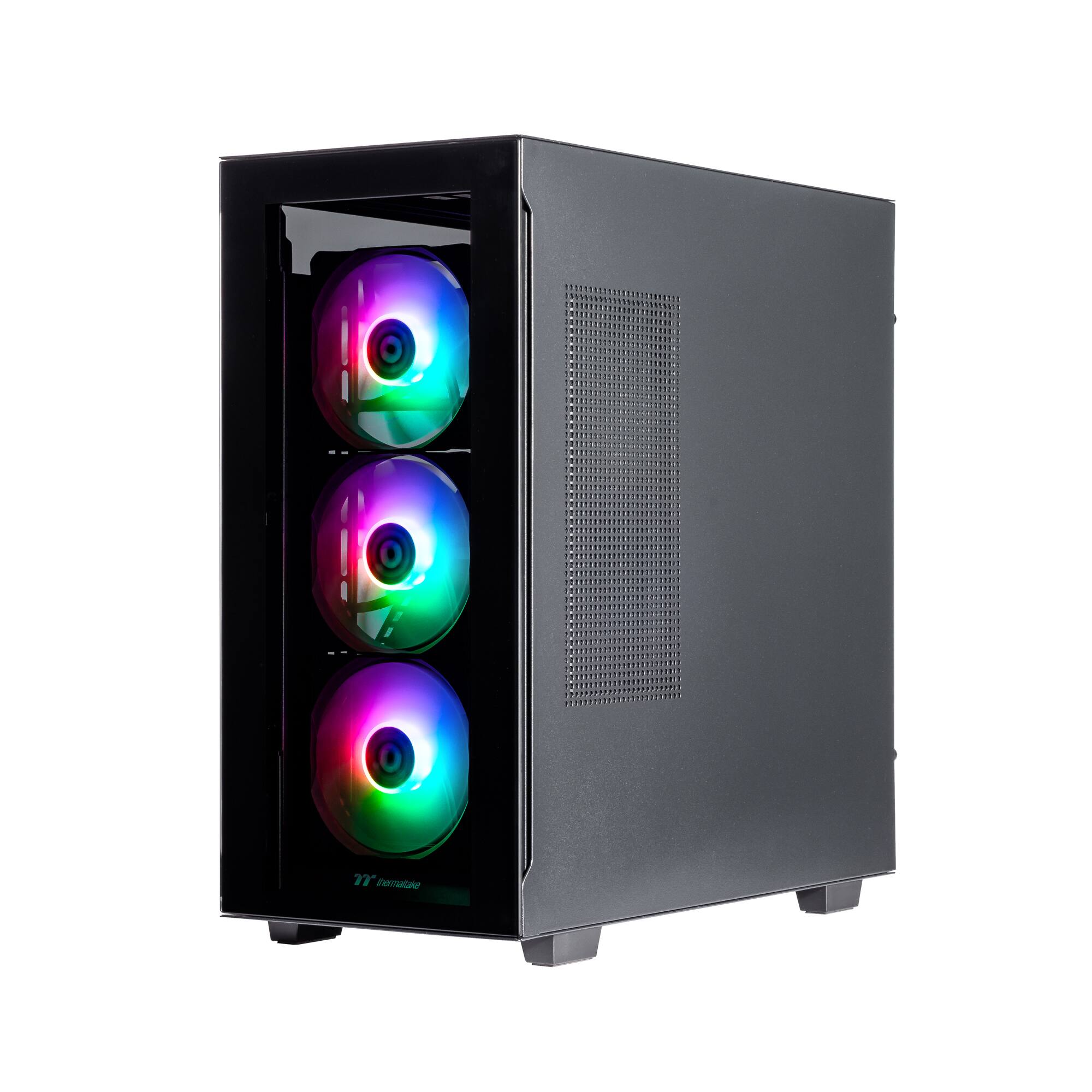 Alt View 4. Velztorm - Black Gladio Desktop PC (Ryzen 9 5900X, 32GB, 2TB SSD, GeForce RTX 5060, Win 11 Pro) - Black.