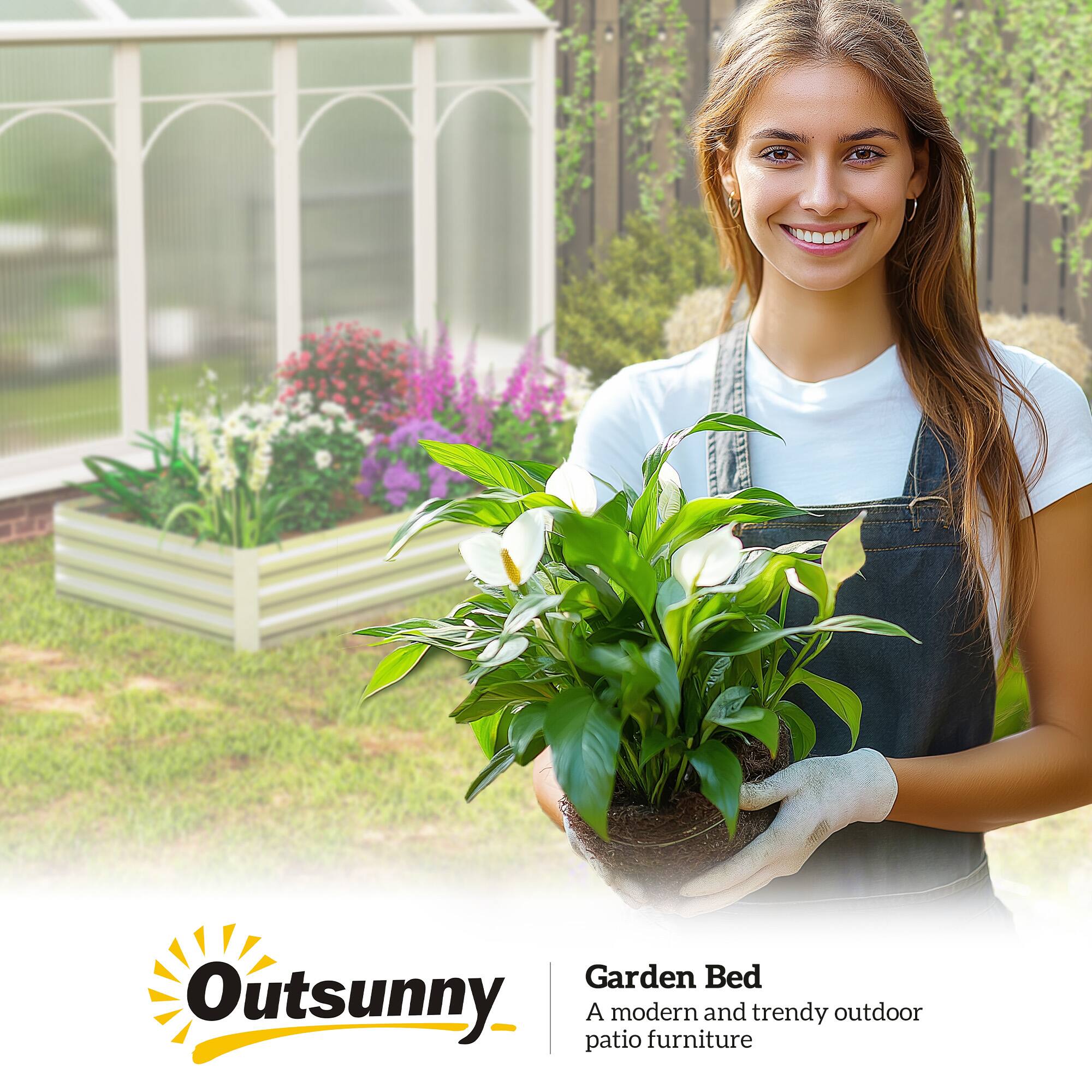 Garden Bed  
Outsunny patio  
A modern furniture and trendy outdoor patio furniture