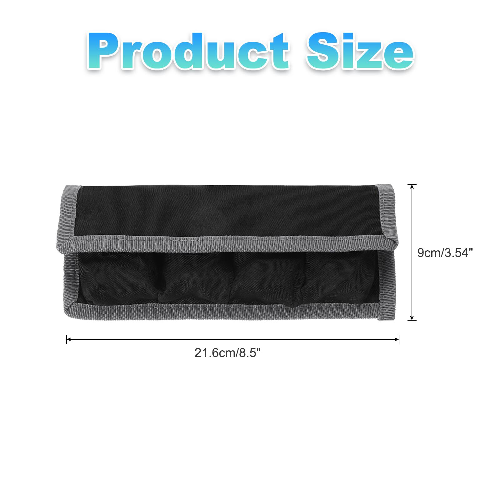 Product Size  
9cm/3.54"  
21.6cm/8.5"