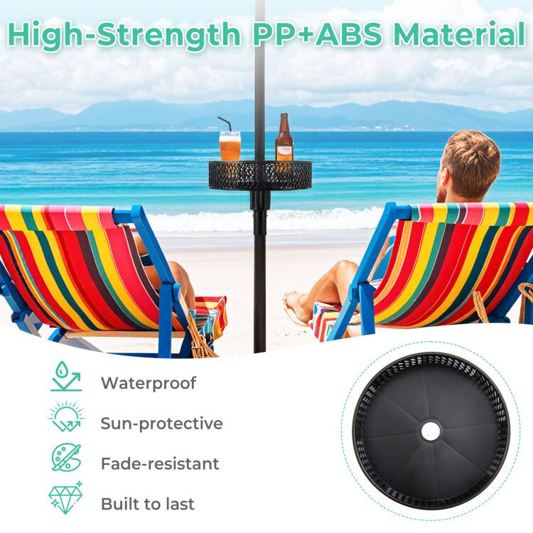 High-Strength PP+ABS Material

- Waterproof
- Sun-protective
- Fade-resistant
- Built to last