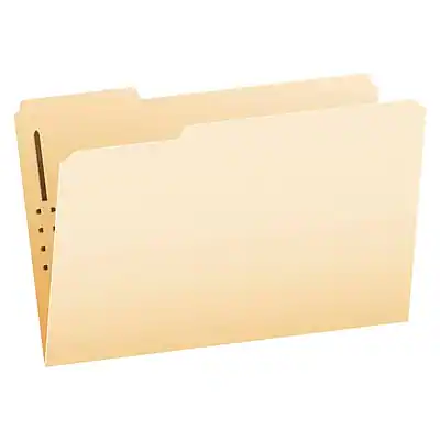Front. Pendaflex - Reinforced Classification Folder, Legal Size, Manila, 50/Box  - Manila.