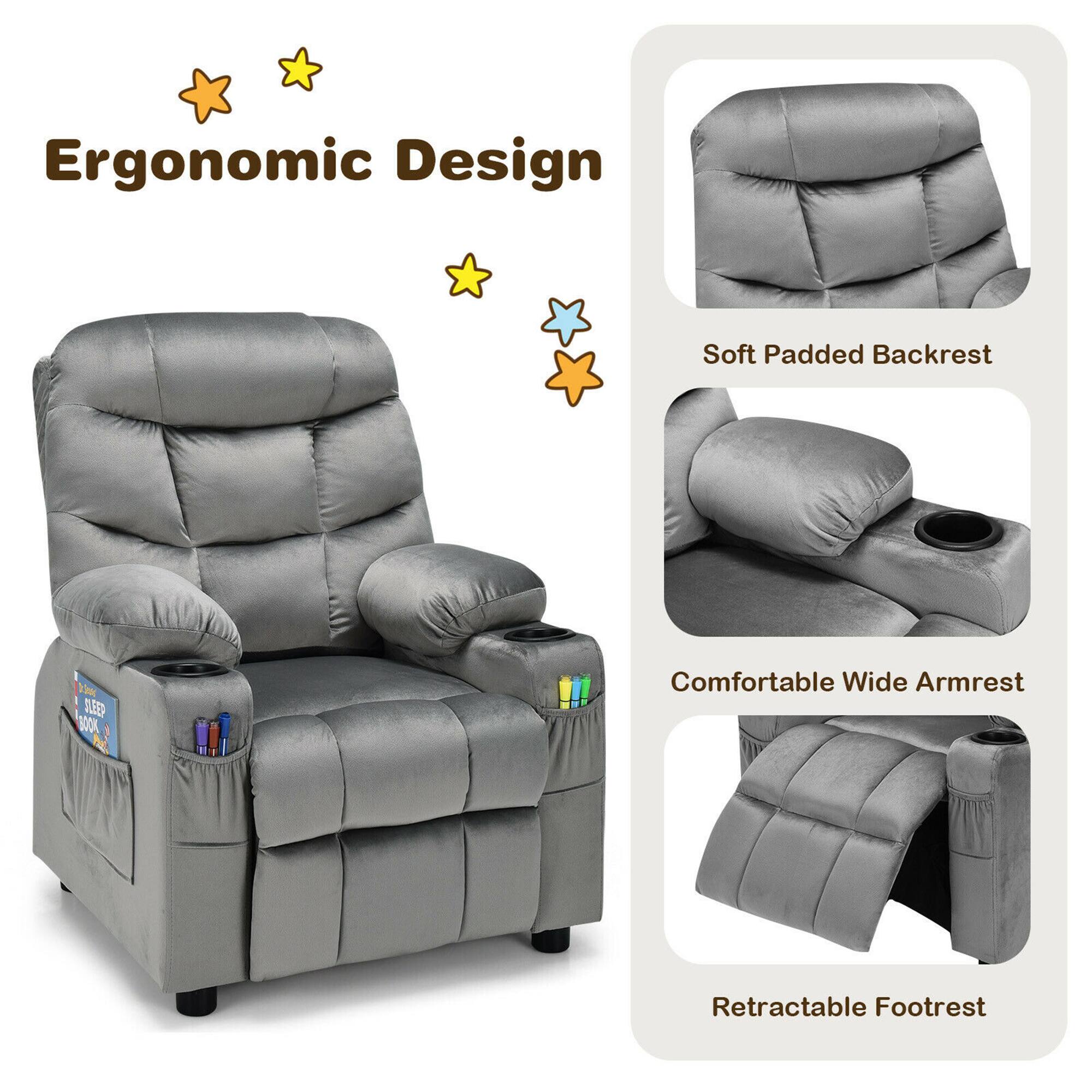 Ergonomic Design

- Soft Padded Backrest
- Comfortable Wide Armrest
- Retractable Footrest