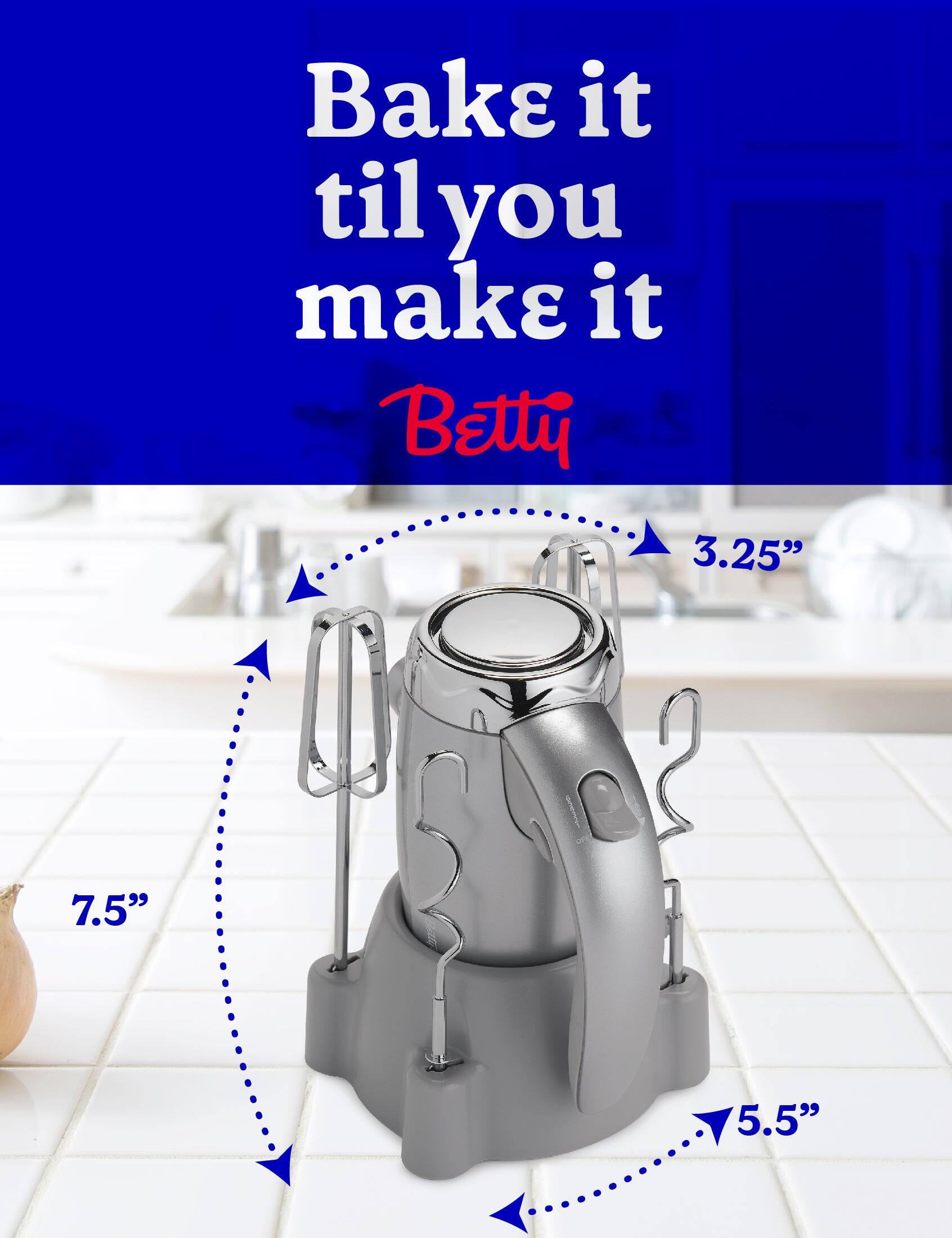 Bake it til you make it Betty

3.25" 7.5" 5.5"