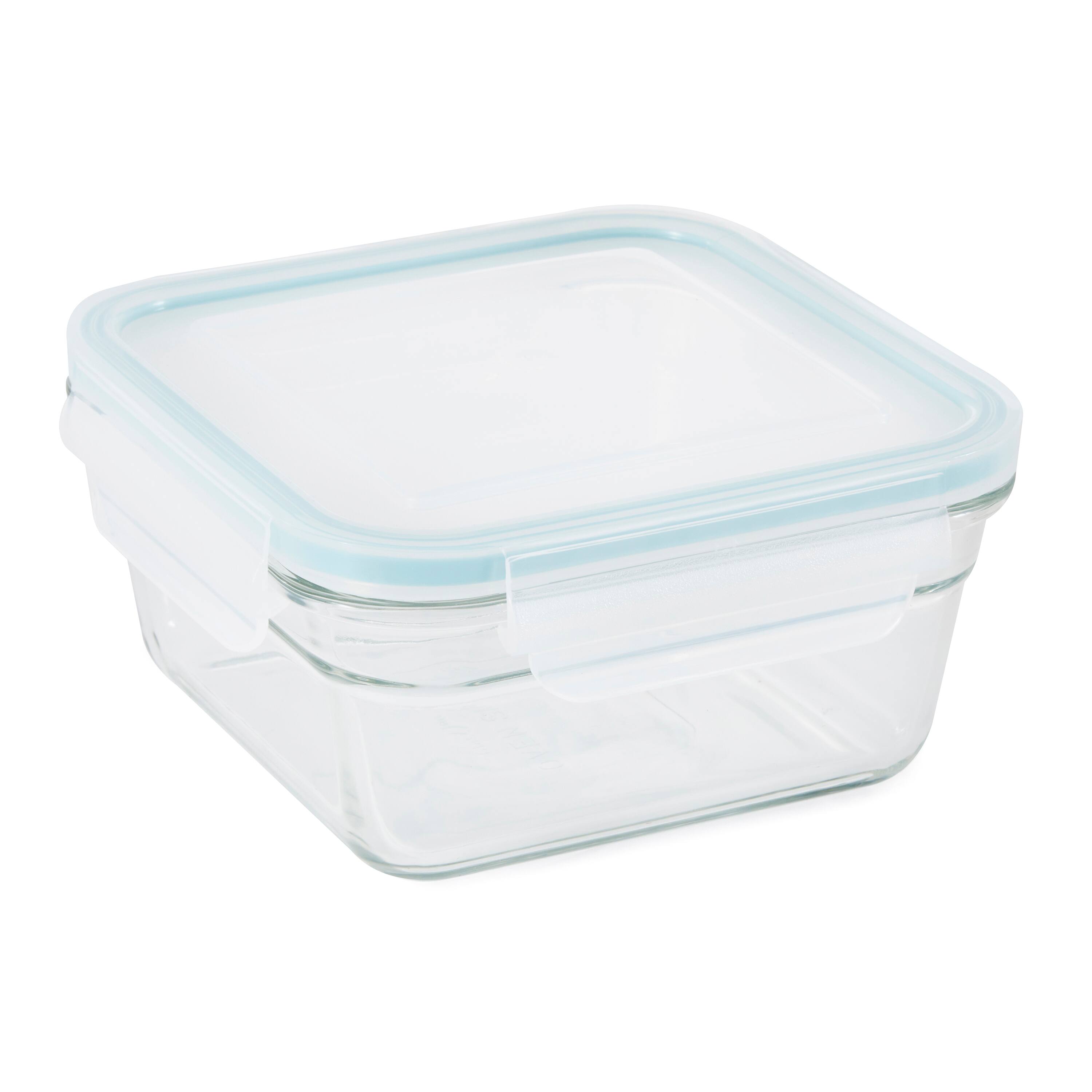 Alt View 3. Glasslock - Glasslock Oven and Microwave Safe Glass Food Storage Containers 14 Piece Set - Clear.