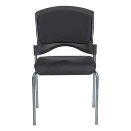 Office Star Products - Upholstered Visitor Chair - Coal