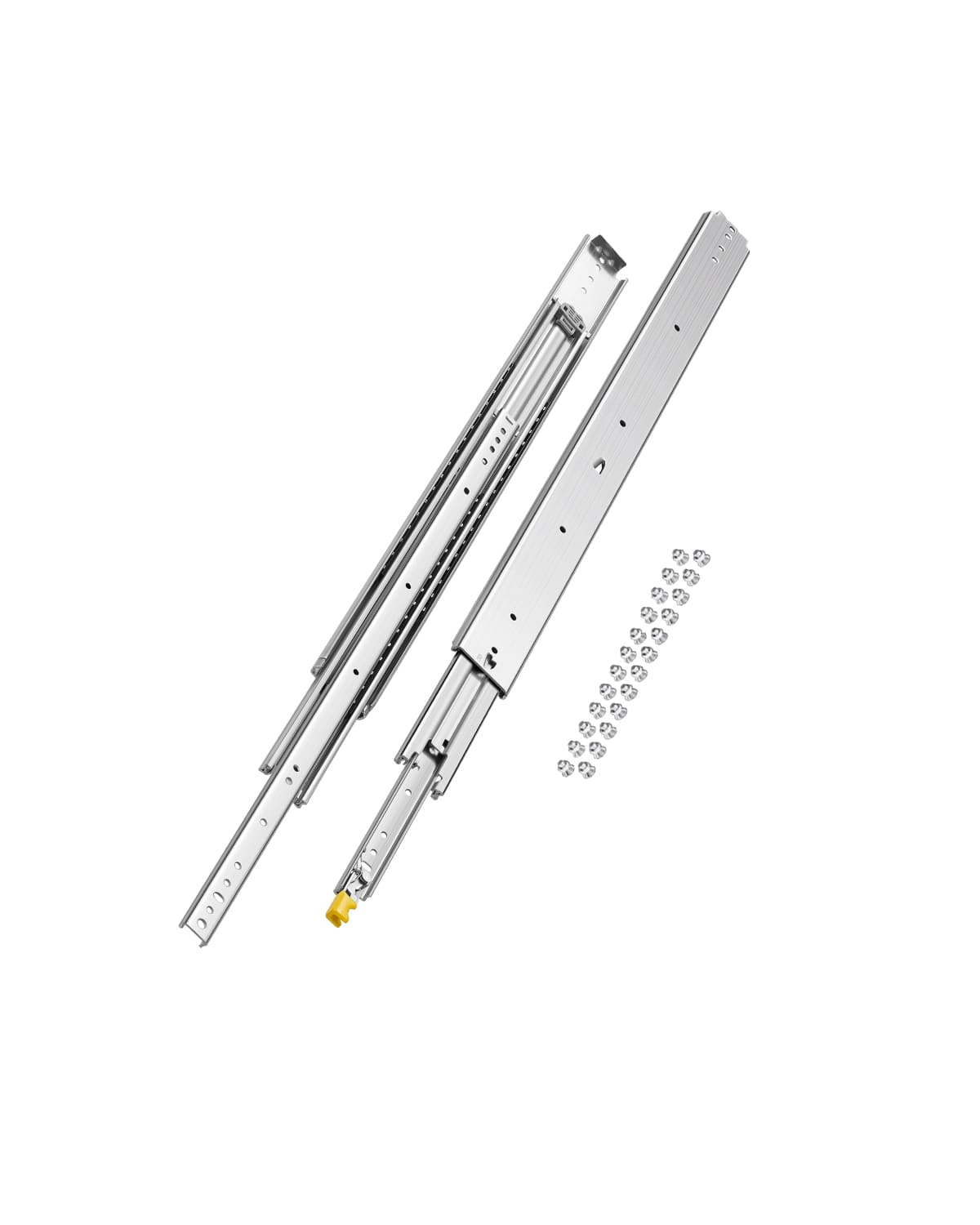 VEVOR - Set of Two Drawer Rails, Sizes Ranging from 16 to 60 inches, Capable of Supporting 500 lbs - Silver price history on PriceWatchPro