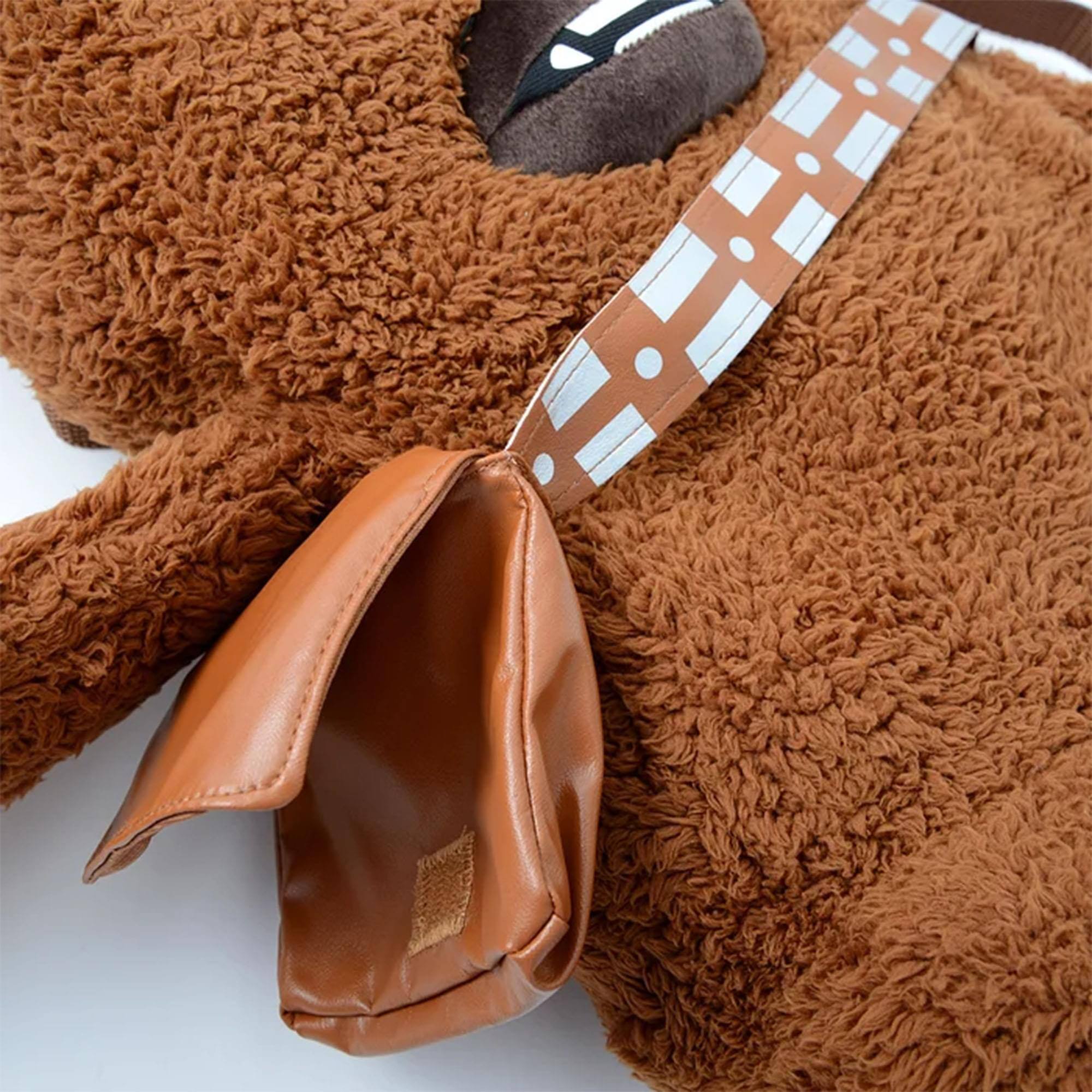 Alt View 3. Star Wars - Comic Images Star Wars Chewbacca Plush Backpack - Brown.