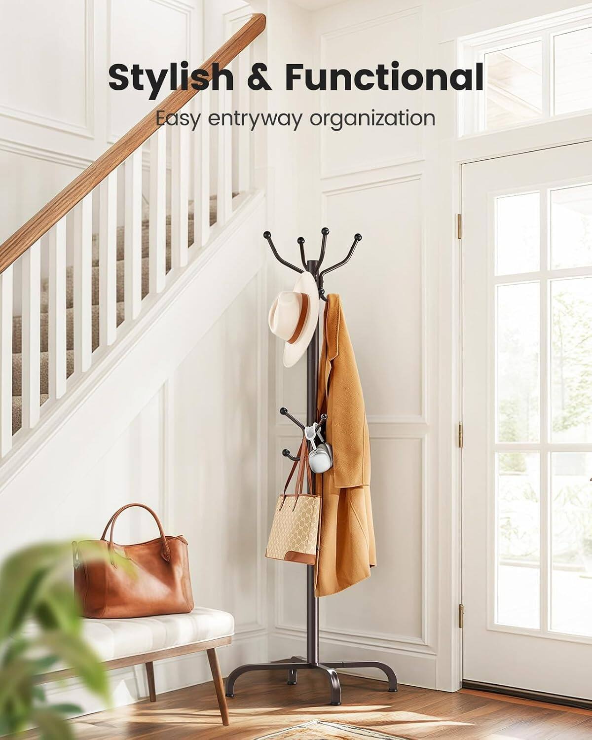Stylish & Functional  
Easy entryway organization