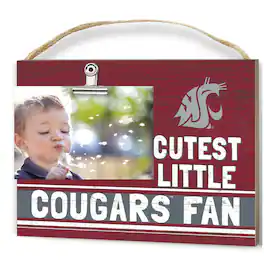 Jardine - Washington State Cougars 8'' x 10'' Cutest Little Team Logo Clip Photo Frame - Red