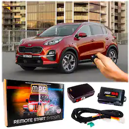 MPC - Factory Remote Activated Start Kit For 2019 Kia Sportage - Key-to-Start - Black