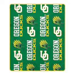 Pegasus - Oregon Ducks 50" x 60" Homefield Stacked Logos Ultra Soft Blanket - Multicolor