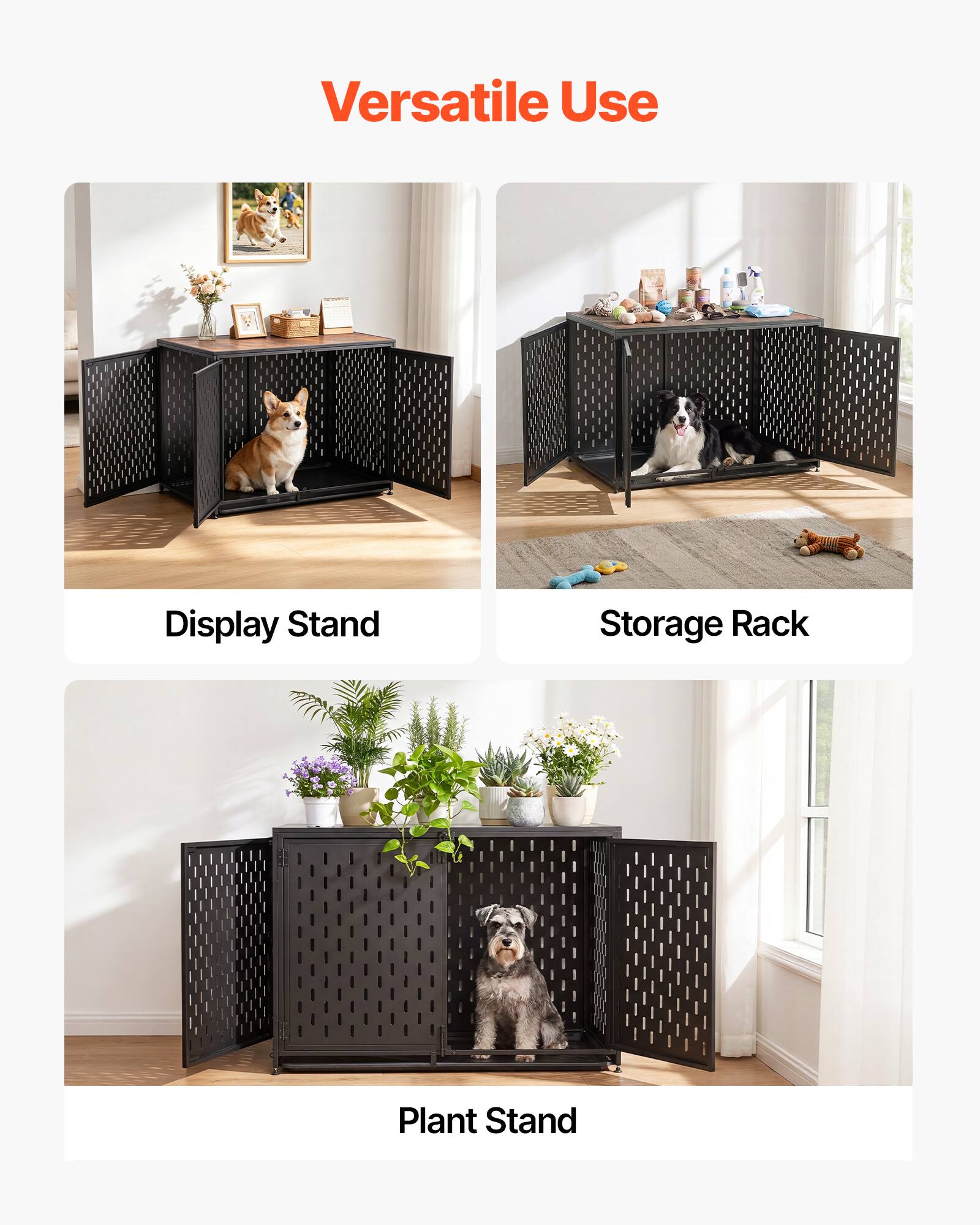 Versatile Use

- Display Stand
- Storage Rack
- Plant Stand