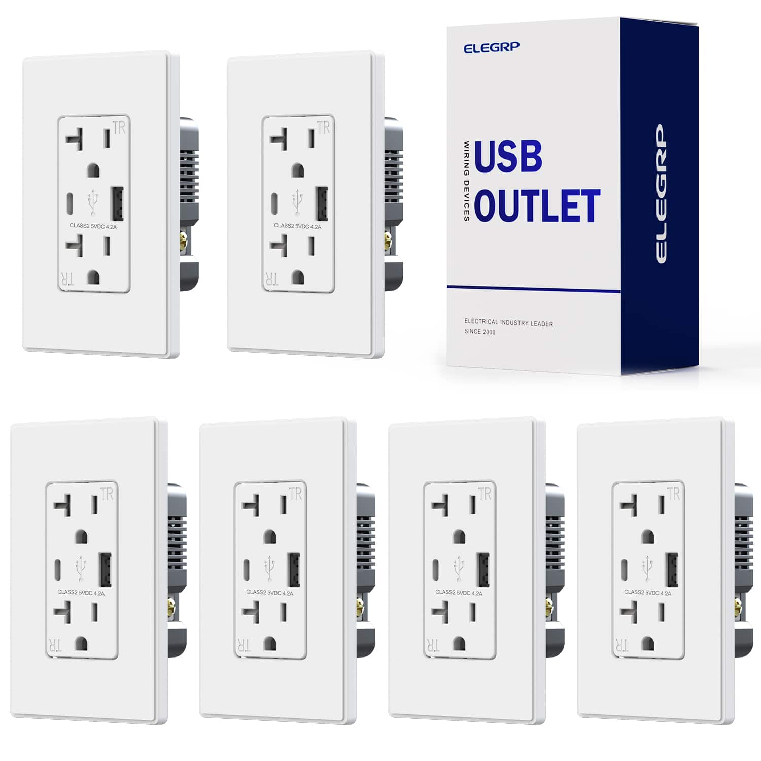 ELEGRP USB OUTLET  
CLASS2 250V~ 10A  
ELECTRICAL INDUSTRY LEADER SINCE 2000