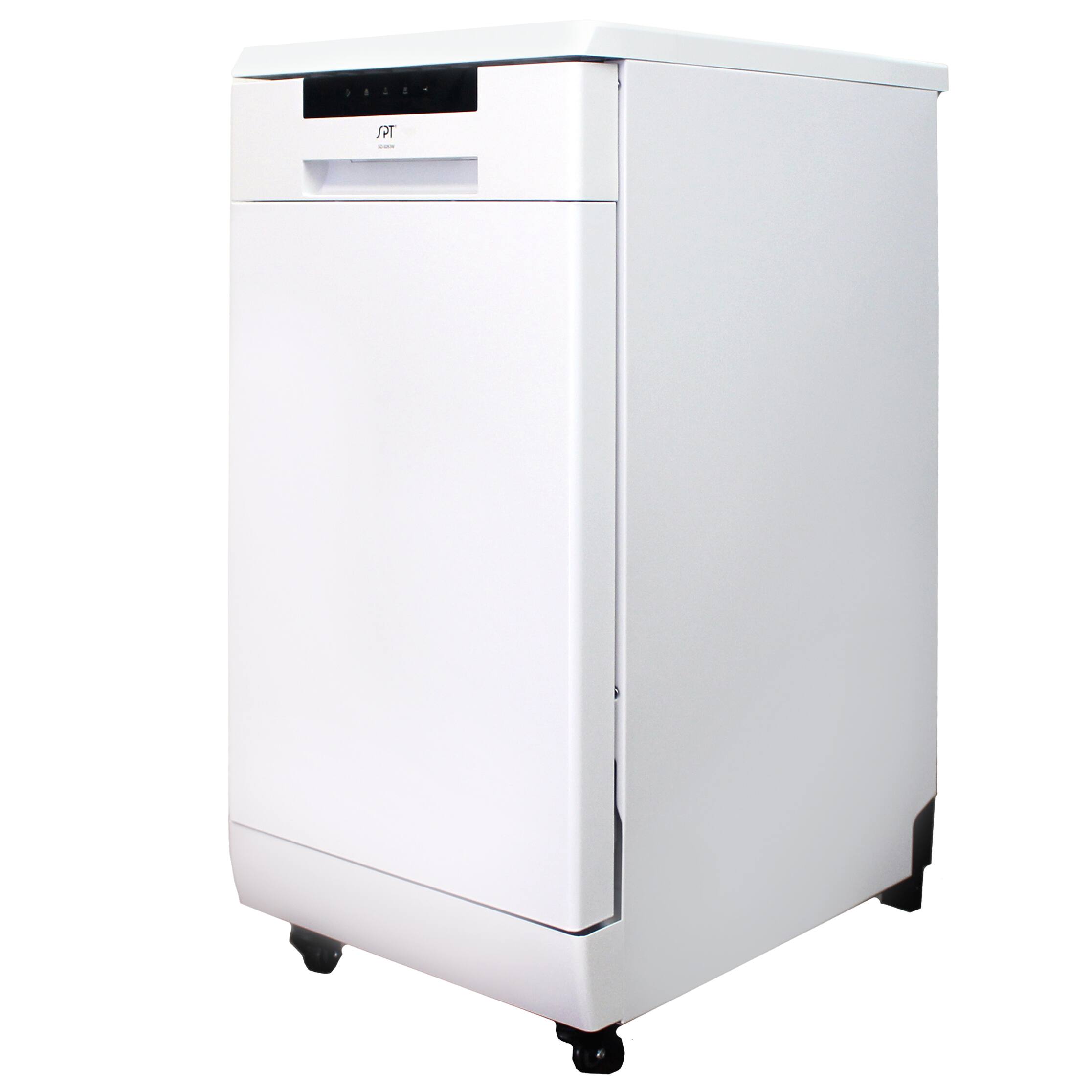 Alt View 1. SPT - 18 in. Energy Star Portable Dishwasher, White - White.