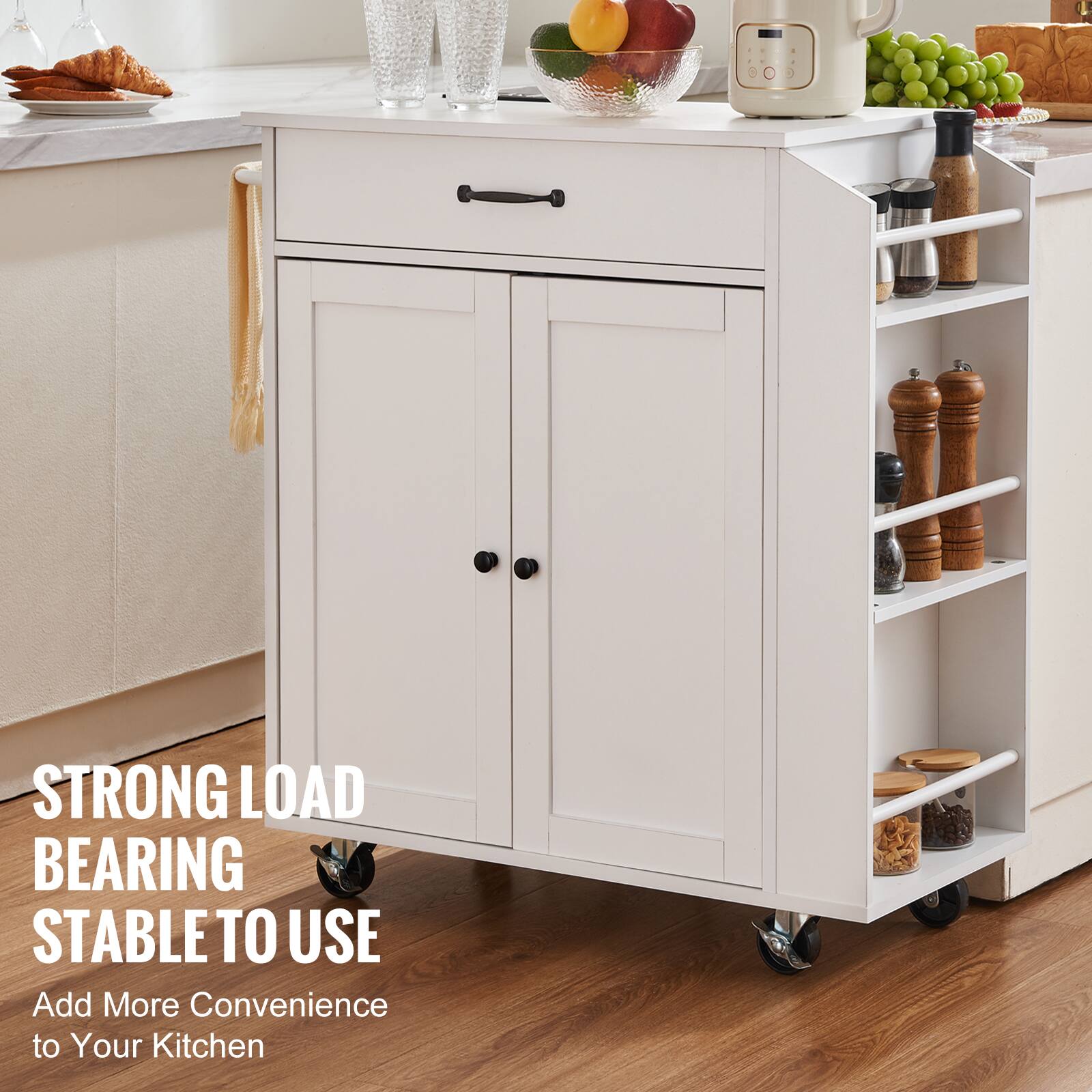 STRONG LOAD BEARING STABLE TO USE
Add More Convenience to Your Kitchen