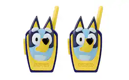 eKids - Bluey Walkie Talkies for Kids, Two Way Radios for Indoor or Outdoor Games - Blue