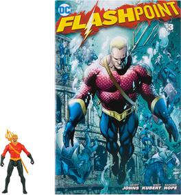 DC Direct - DC Comics -Flashpoint - Page Punchers - 3" Aquaman Figure with Comic - COLLECTIBLES - Multicolor