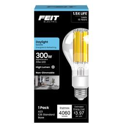FEIT ELECTRIC - Feit A21 E26 (Medium) Filament LED Bulb Daylight 300 Watt Equivalence 1 pk