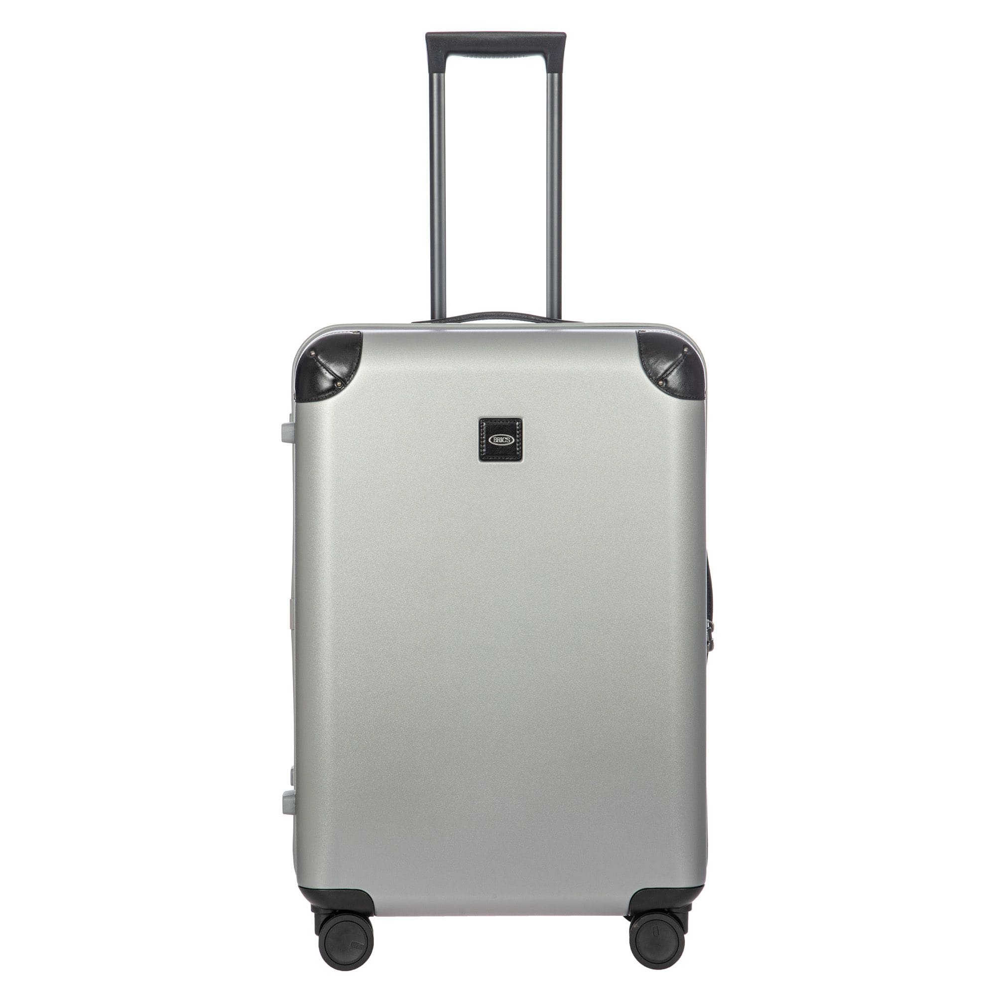 Bric's - Amalfi Hardside 27" Checked Spinner Luggage - Silver/Black