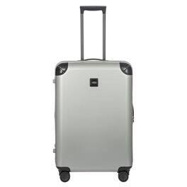 Bric's - Amalfi Hardside 27" Checked Spinner Luggage - Silver/Black