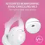 Integrated Beamforming Noise-Cancelling Mics for crystal-clear voice pickup.