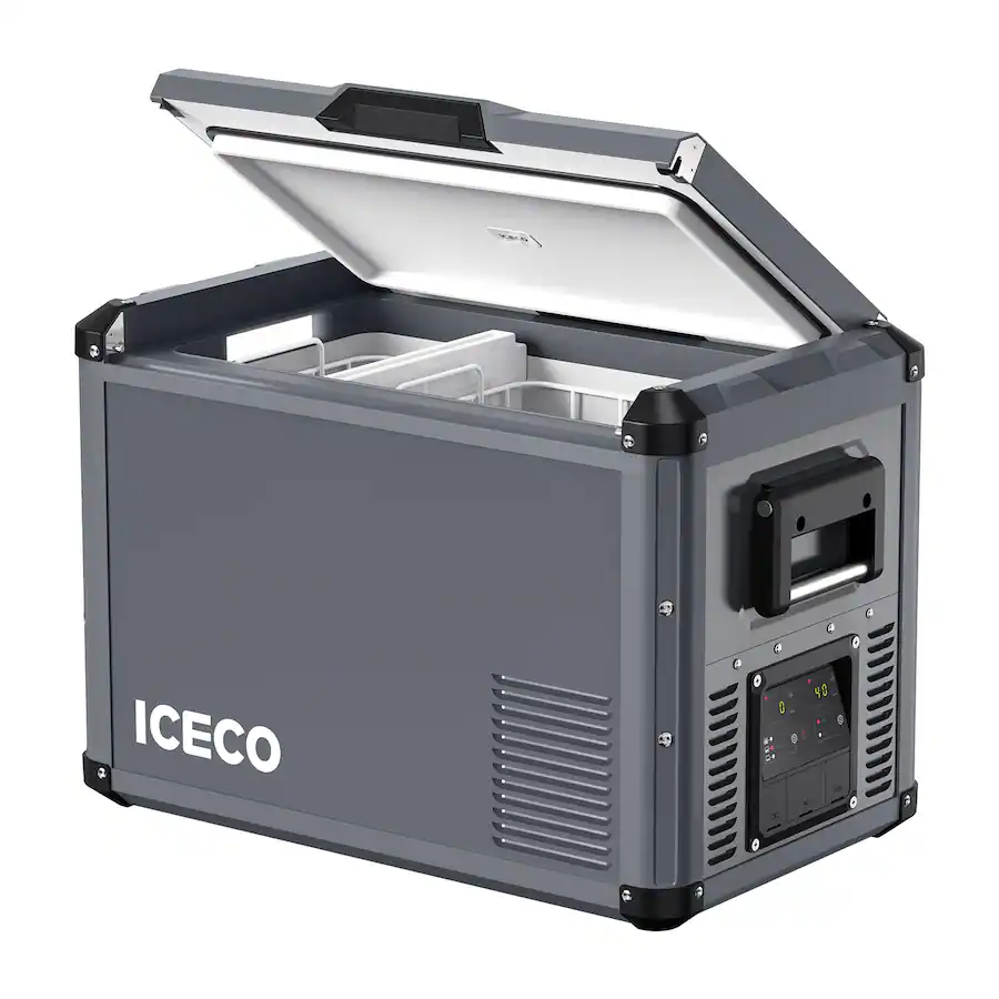 Color Iceco ICECO VL45 Pro Dual Zone 45QT Portable Cooler Grey Gray MC-VL45PROD ...