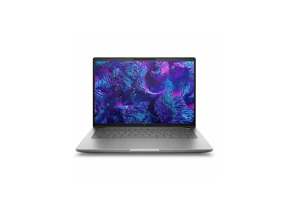Front. HP - HP ZBook 8 G1i 14" - Intel Core Ultra 5 235U - 16GB - 512GB SSD - Windows 11 Pro - vPro - 802.11be BP6Z5UT#ABA - Meteor Silver.