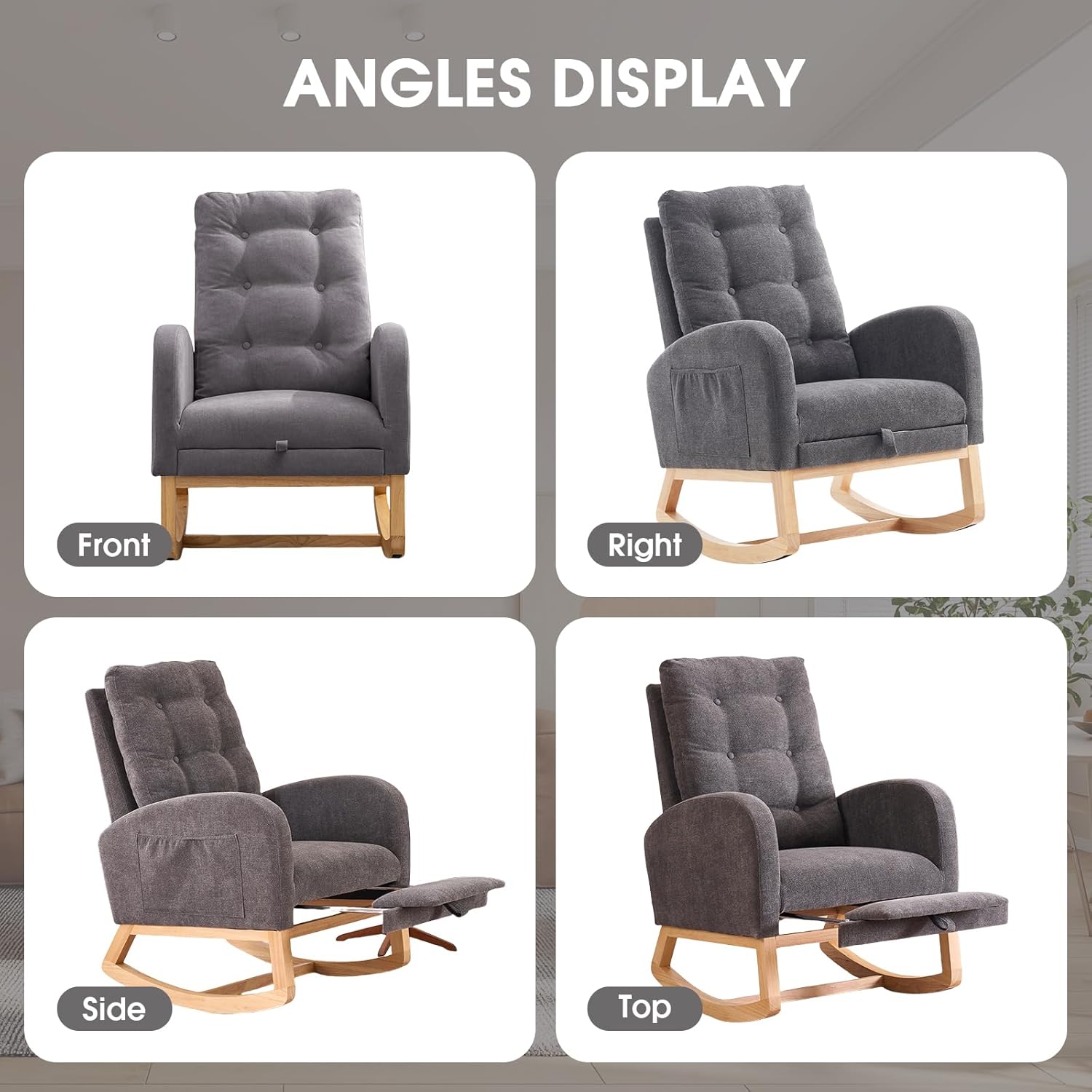 ANGLES DISPLAY

Front  
Right  
Side  
Top