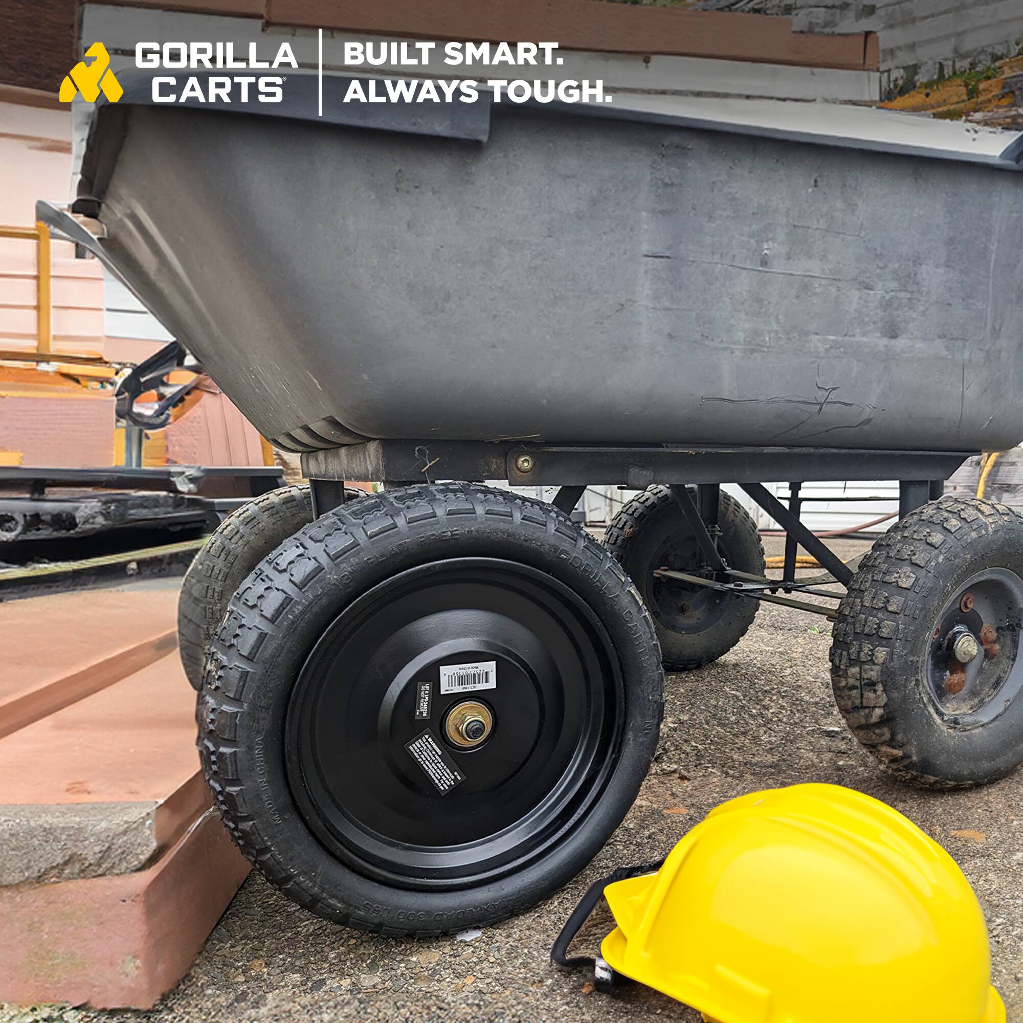 GORILLA CARTS  
BUILT SMART.  
ALWAYS TOUGH.